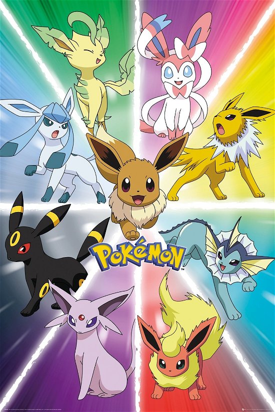 Cover for Poster - Maxi · POKEMON - Poster 61X91 - Eevee Evolution (MERCH) (2016)