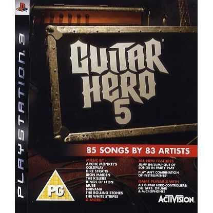 Cover for Activision Blizzard · Guitar Hero 5 Standalone Game (PS3)