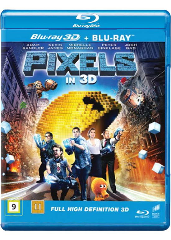 Pixels 3d+2d -  - Film - JV-SPHE - 5051162354161 - 28. desember 2015