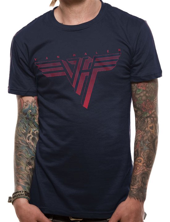 Cover for Van Halen · Classic Logo (T-Shirt Unisex Tg. M) (T-shirt) [size M]