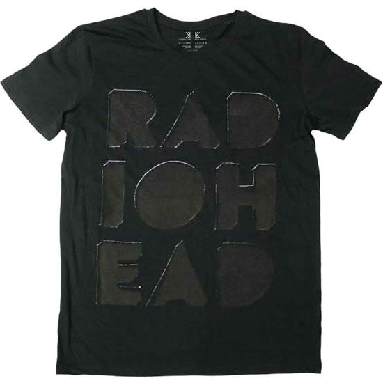 Cover for Radiohead · Radiohead Unisex T-Shirt: Note Pad (Black) (T-shirt) [size S] [Black - Unisex edition] (2021)