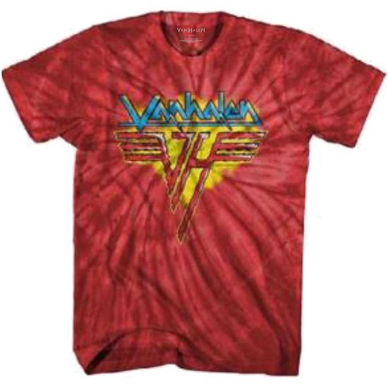 Van Halen Unisex T-Shirt: Jagged Logo (Wash Collection) - Van Halen - Koopwaar -  - 5056561035161 - 