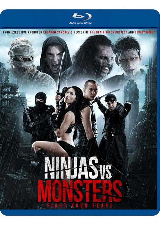 Cover for Ninjas vs Monsters Blu-ray · Ninjas vs Monsters / Ninjas vs Vampires (Blu-ray) (2015)