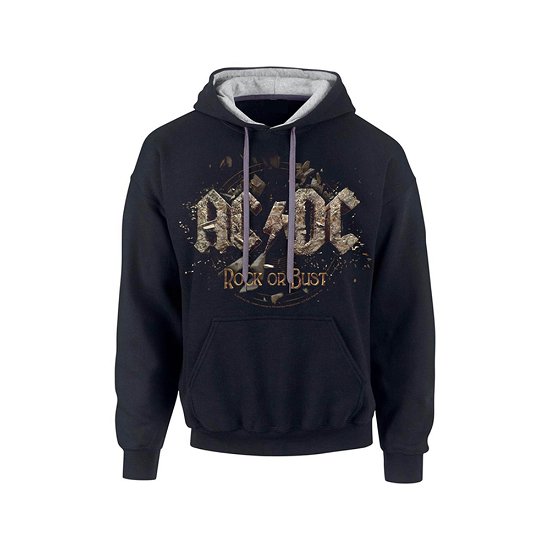 Cover for AC/DC · Rock or Bust (Hoodie) [size S] [Black edition] (2020)