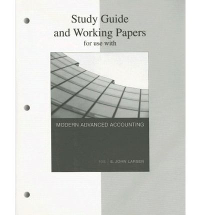 Cover for Larsen · Study Guide &amp; Working Papers to Accompan (Paperback Book) (2005)