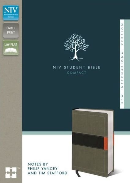Cover for Tim Stafford · Student Bible-niv-compact (Leather Book) [Clay/Fatigue Green] (2011)