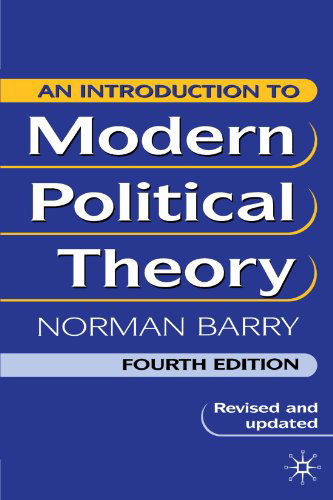 Cover for Norman Barry · An Introduction to Modern Political Theory (Paperback Book) (2000)