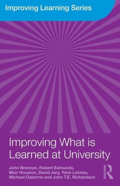 Cover for John Brennan · Improving What is Learned at University: An Exploration of the Social and Organisational Diversity of University Education - Improving Learning (Pocketbok) (2009)
