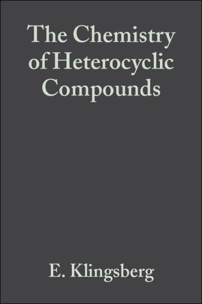 Cover for E Klingsberg · Pyridine and Its Derivatives, Volume 14, Part 4 - Chemistry of Heterocyclic Compounds: A Series Of Monographs (Hardcover Book) (1964)