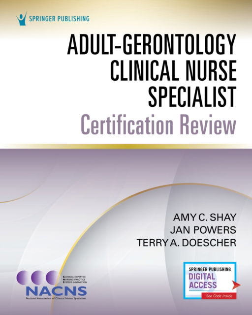 Cover for Adult-Gerontology Clinical Nurse Specialist Certification Review (Paperback Book) (2021)