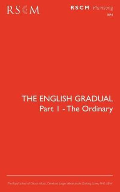 Cover for Francis Burgess · The English Gradual Part 1-The Ordinary (Paperback Book) (1982)