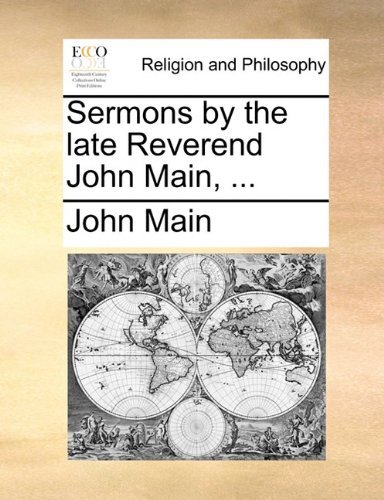 Cover for John Main · Sermons by the Late Reverend John Main, ... (Paperback Book) (2010)