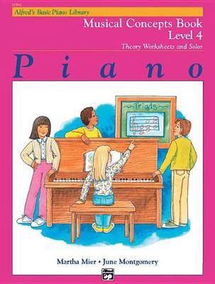 Cover for Martha Mier · Alfred's Basic Piano Library Musical Concepts, Bk 4 (Paperback Book) (1997)