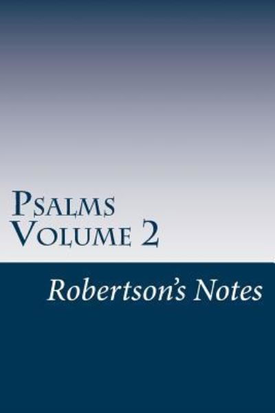 Cover for John Robertson · Psalms Volume 2 (Paperback Book) (2017)