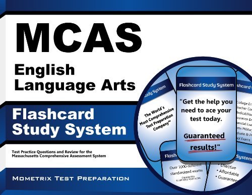Cover for Mcas Exam Secrets Test Prep Team · Mcas English Language Arts Flashcard Study System: Mcas Test Practice Questions &amp; Exam Review for the Massachusetts Comprehensive Assessment System (Cards) (Paperback Book) (2023)