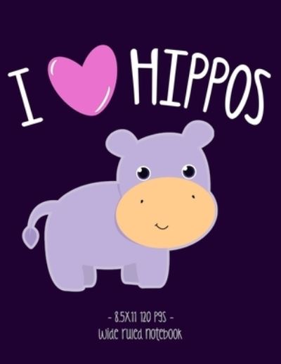 Cover for Cute Critter Press · I Love Hippos (Paperback Book) (2019)