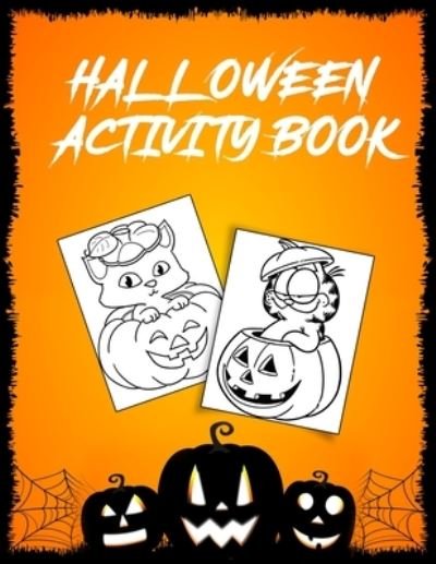 Cover for Masab Coloring Press House · Halloween Activity Book (Pocketbok) (2019)