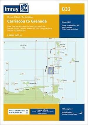 Cover for Imray · Imray Chart B32: Carriacou to Grenada - Lolaire (Paperback Book) [New edition] (2022)