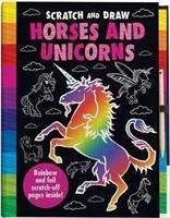 Cover for Joshua George · Scratch and Draw Unicorns &amp; Horses Too! - Scratch Art Activity Book - Scratch and Draw (Gebundenes Buch) (2017)