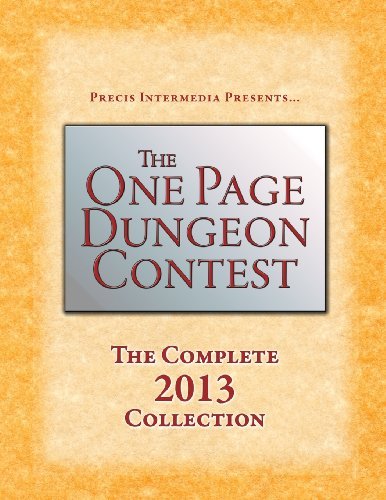The One Page Dungeon Contest 2013 - Alex Schroder - Livros - Precis Intermedia - 9781938270161 - 13 de setembro de 2013