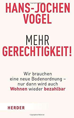 Cover for Vogel · Mehr Gerechtigkeit! (Buch) (2019)