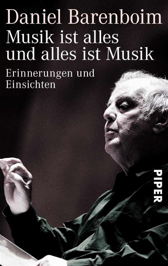 Cover for Daniel Barenboim · Piper.30716 Barenboim:Musik ist alles u (Book)