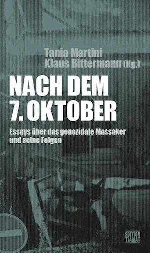 Cover for Klaus Bittemann · Nach dem 7. Oktober (Book) (2024)