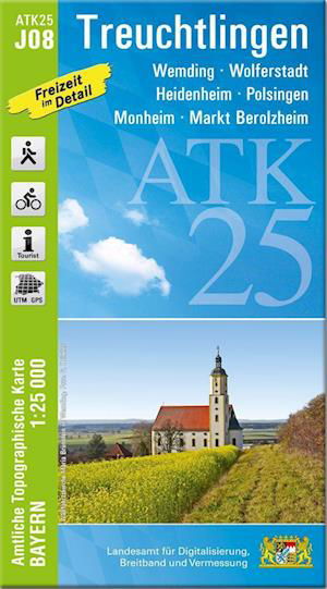 Cover for LDBV Bayern · Treuchtlingen 1:25 000 (Kort) (2021)