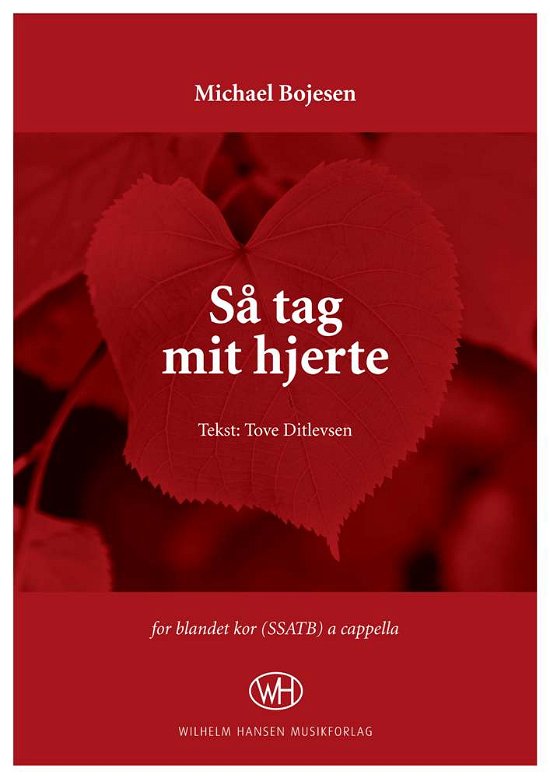 Cover for Michael Bojesen · Så tag mit hjerte (Bog) [1. udgave] (2001)