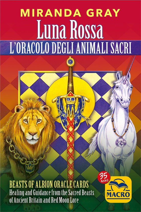 Cover for Miranda Gray · Luna Rossa. L'oracolo Degli Animali Sacri. Beasts Of Albion Oracle Cards (Book)