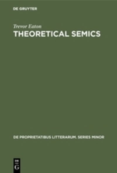 Cover for Eaton · Theoretical Semics (Bok) (1972)