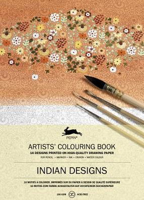 Indian Designs: Artists' Colouring Book - Pepin Van Roojen - Kirjat - Pepin Press - 9789460098161 - torstai 30. heinäkuuta 2015