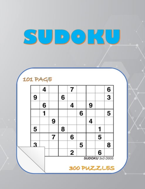 Cover for Antaqi Allat · Sudoku: Book Sudoku puzzle for adults, 300 Puzzle (size 8.5*11 102 Page) (Paperback Book) (2021)