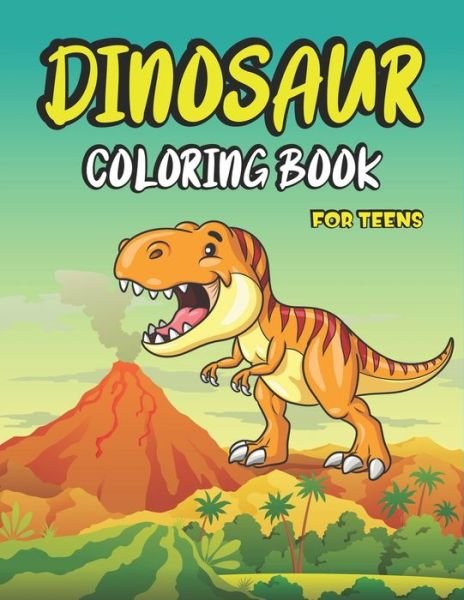 Cover for Farabeen Publications · Dinosaur Coloring Book for Teens (Pocketbok) (2020)