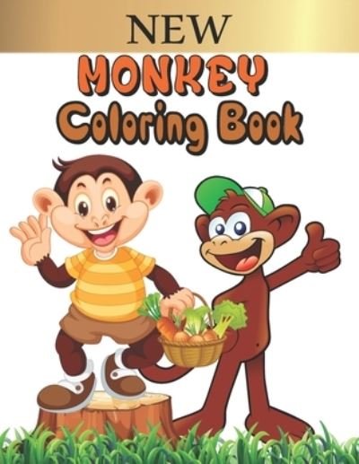 Cover for Dan Green · Monkey Coloring Book (Paperback Bog) (2021)