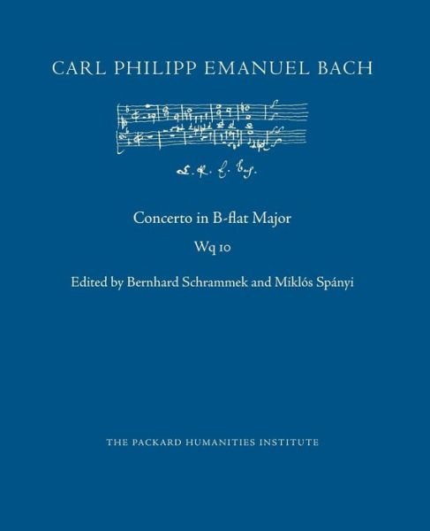 Cover for Carl Philipp Emanuel Bach · Concerto in B-flat Major, Wq 10 (Paperback Book) (2020)