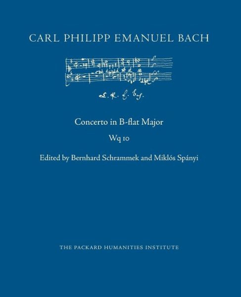 Cover for Carl Philipp Emanuel Bach · Concerto in B-flat Major, Wq 10 (Paperback Bog) (2020)