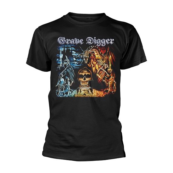 Cover for Grave Digger · Rheingold (T-shirt) [size L] [Black edition] (2020)