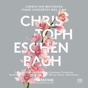 Cover for Eschenbach / Henze / LSO · Klavierkonzerte Nr.3 &amp; 5 (SACD) (2014)