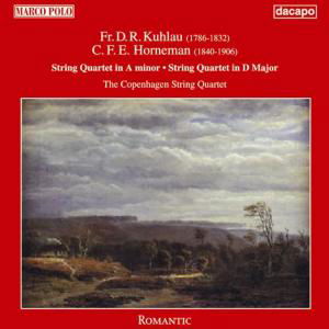 * KUHLAU-HORNEMAN:Str. 4tet - Givskov / Lydolph / Bruun/+ - Musiikki - Dacapo - 4891030240162 - tiistai 10. toukokuuta 1994