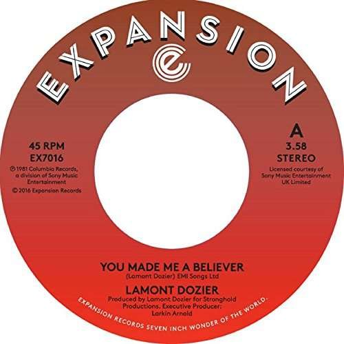 You Made Me a Believer / Starting over - Lamont Dozier - Muziek - EXPANSION - 5019421287162 - 2 december 2016