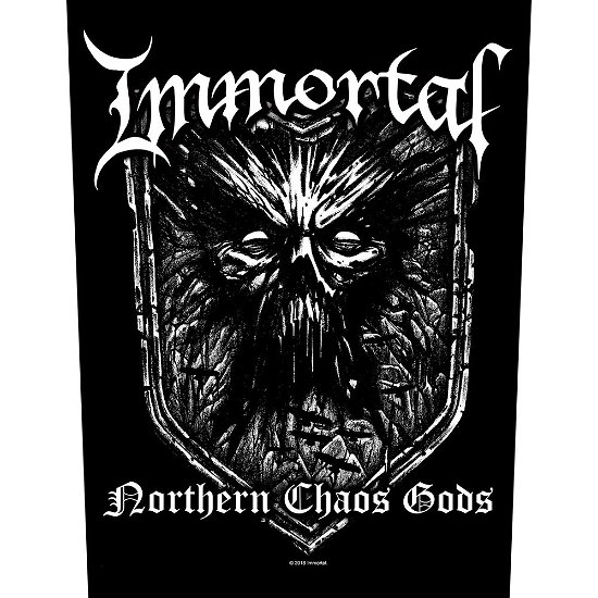 Cover for Immortal · Immortal Back Patch: Northern Chaos (MERCH) [Black edition] (2019)