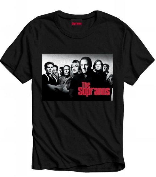 Cover for The Sopranos · Sopranos Cast (T-shirt) [size S] [Black edition] (2020)