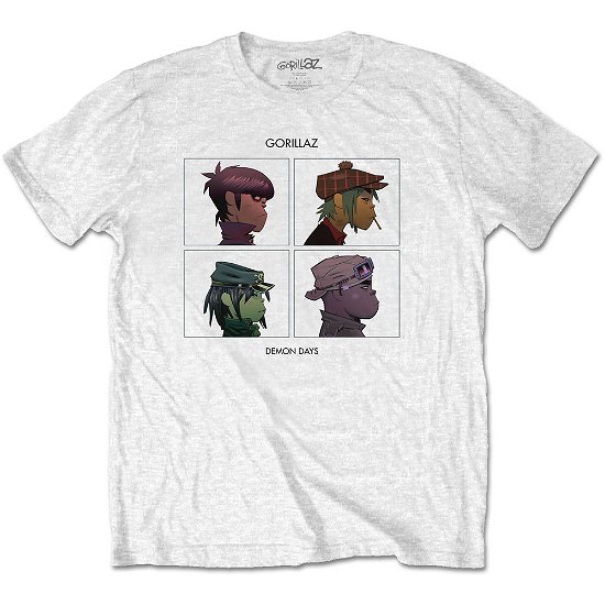 Gorillaz Unisex T-Shirt: Demon Days - Gorillaz - Fanituote -  - 5056561009162 - 