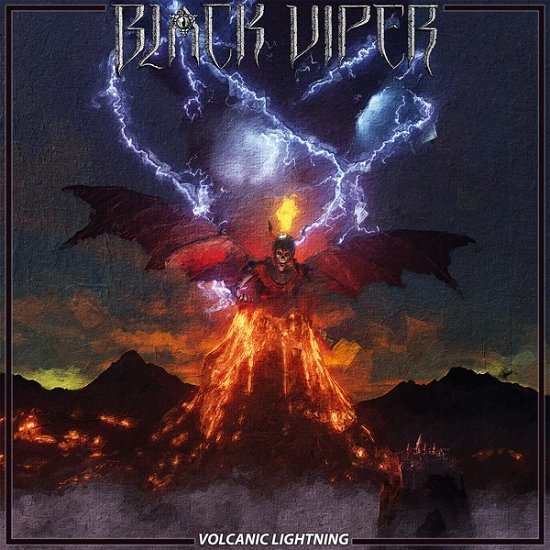 Cover for Black Viper · Volcanic Lightning (Blue Vinyl LP) (LP) (2023)