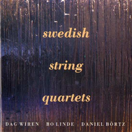 Swedish String Quartets - Wiren / Linde / Bortz - Música - PHS - 7391971000162 - 1 de junho de 1991