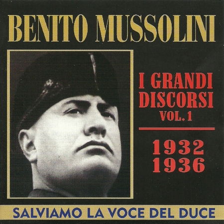 Cover for Benito Mussolini · I Grandi Discorsi #01 (CD)