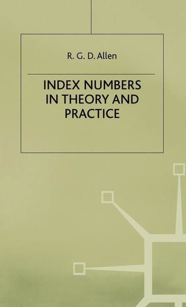 Cover for R G D Allen · Index Numbers in Theory and Practice (Gebundenes Buch) (1982)