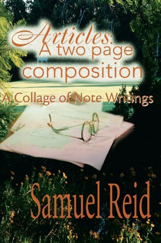Samuel Reid · Articles: a Two Page Composition: a Collage of Note Writings (Pocketbok) (2000)