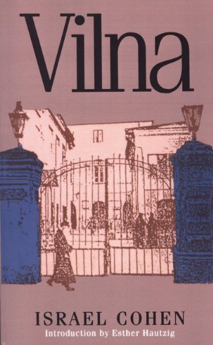 Cover for Israel Cohen · Vilna - Jewish Community Series (Paperback Bog) [Facsimile edition] (2003)